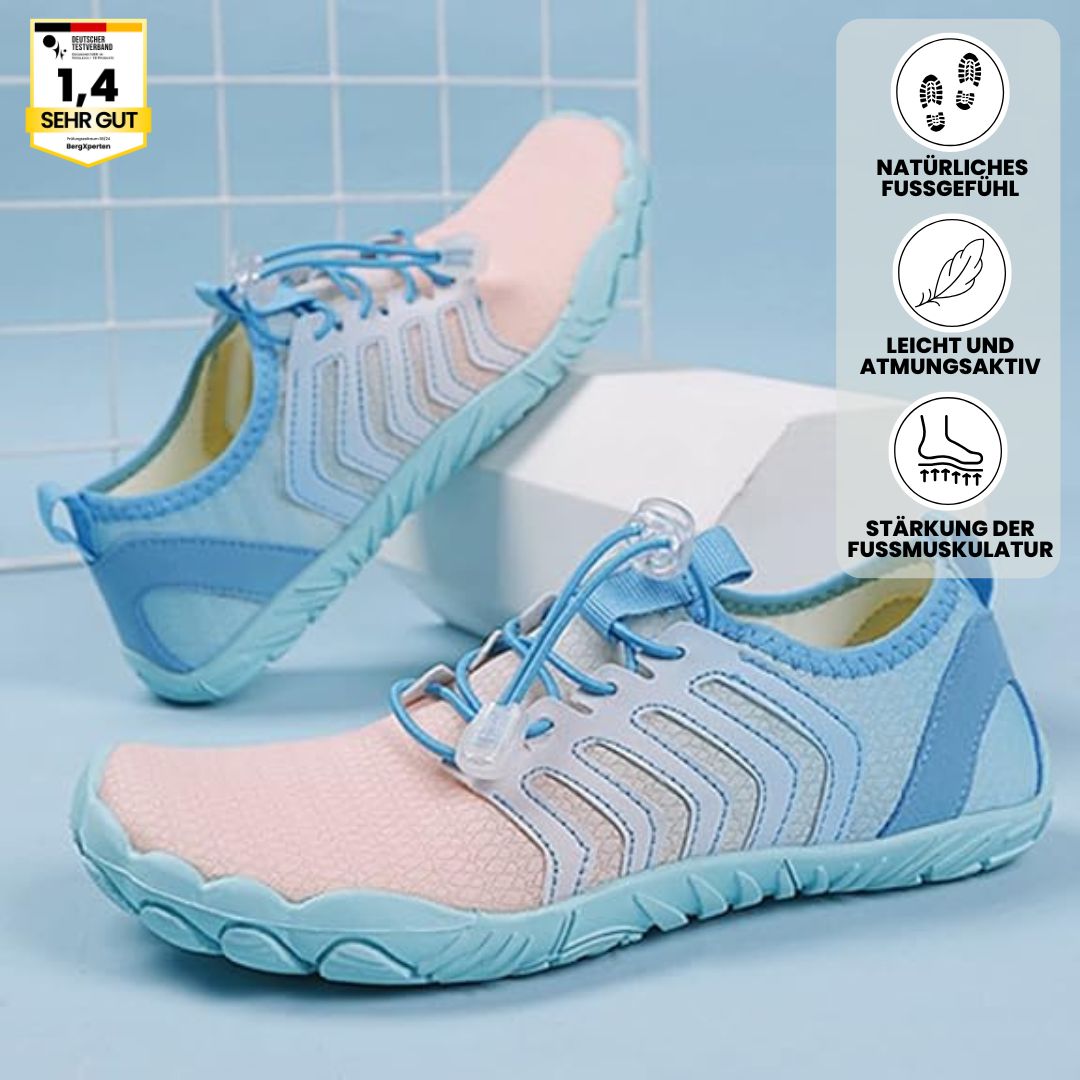 Emi and June | RunnerFit - ergonomischer, wasserdichter & rutschfester Barfußschuh