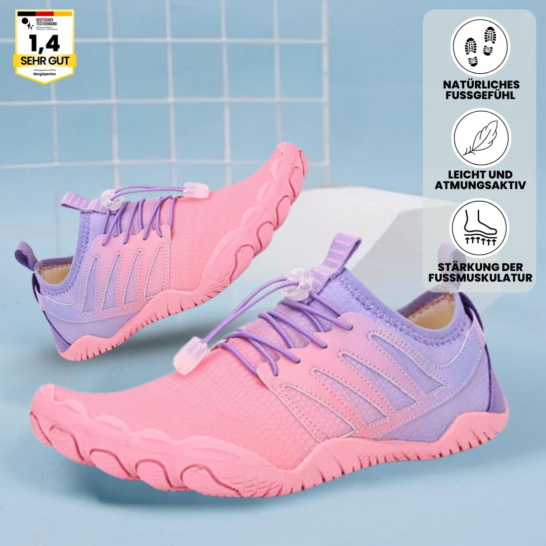 Emi and June | RunnerFit - ergonomischer, wasserdichter & rutschfester Barfußschuh