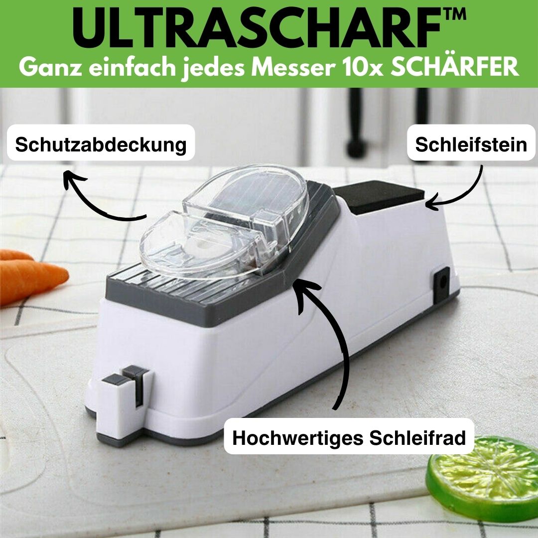 Emi and June | Ultrascharf elektrischer Messerschärfer - in Sekunden jedes Messer schärfen