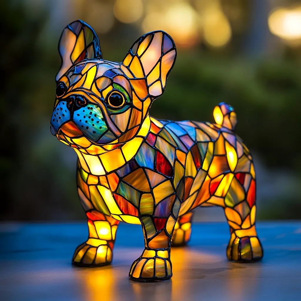Emi and June | Leuchthund - handgefertigte Lampe, die Herzen erstrahlen lässt