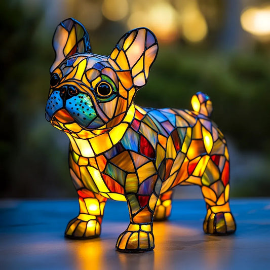 Emi and June | Leuchthund - handgefertigte Lampe, die Herzen erstrahlen lässt