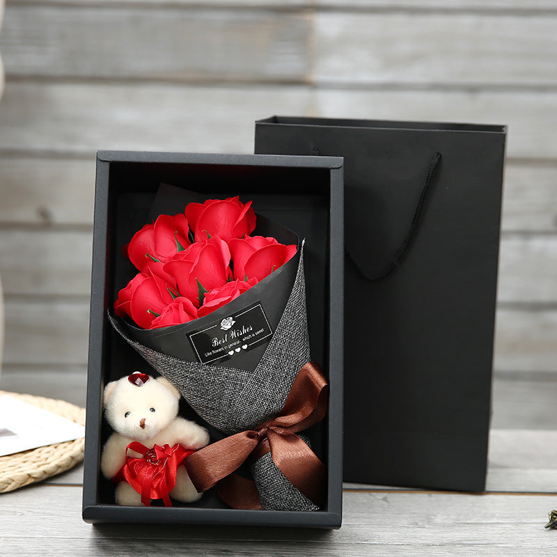 Emi and June | Unvergänglicher Rosenstrauß mit Duft