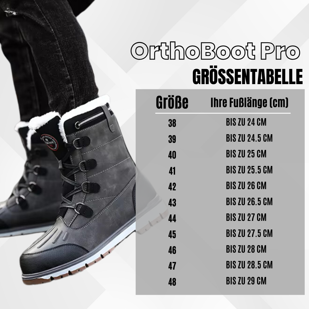 Emi and June | OrthoBoot Pro - schmerzlindernde, wasserdichte, isolierte Stiefel für Herbst und Winter