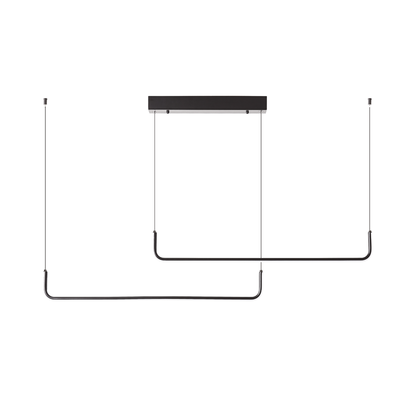 Emi and June | Accurity - 42W Schwarze LED-Pendelleuchte