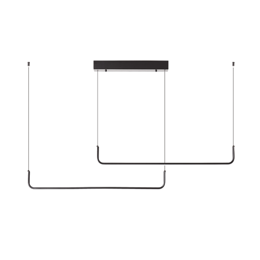 Emi and June | Accurity - 42W Schwarze LED-Pendelleuchte