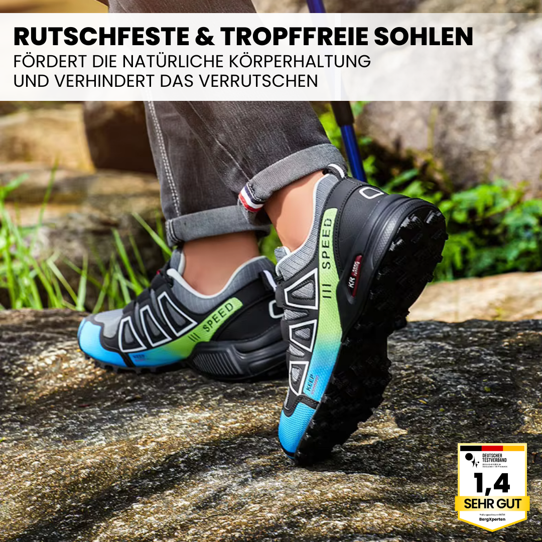 Emi and June | OrthoTrekking - Orthopädische schmerzlindernde Wanderschuhe