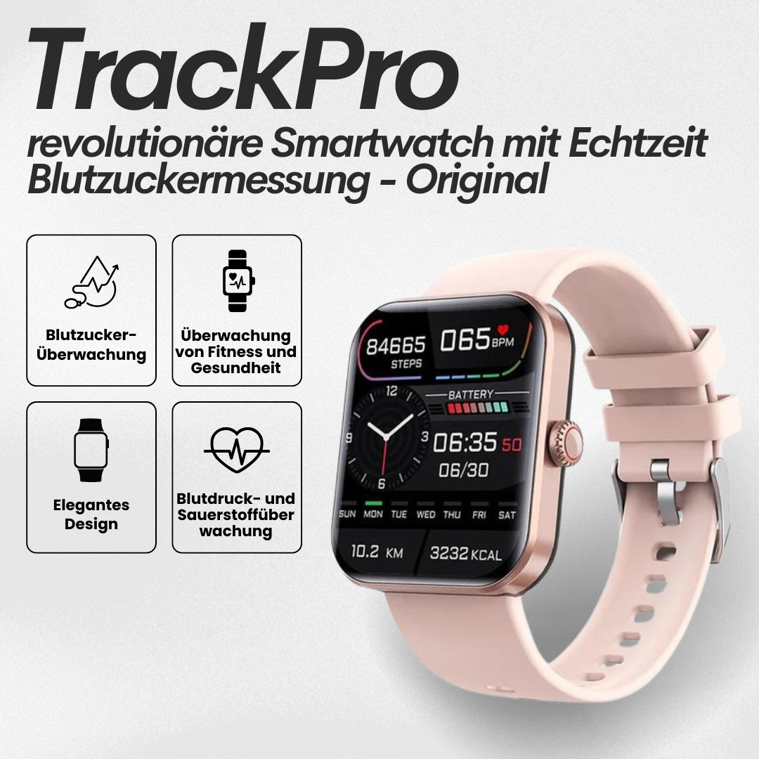 Emi and June | TrackPro - Gesundheitsuhr mit zertifizierter Blutzuckermessung (2025) - Original