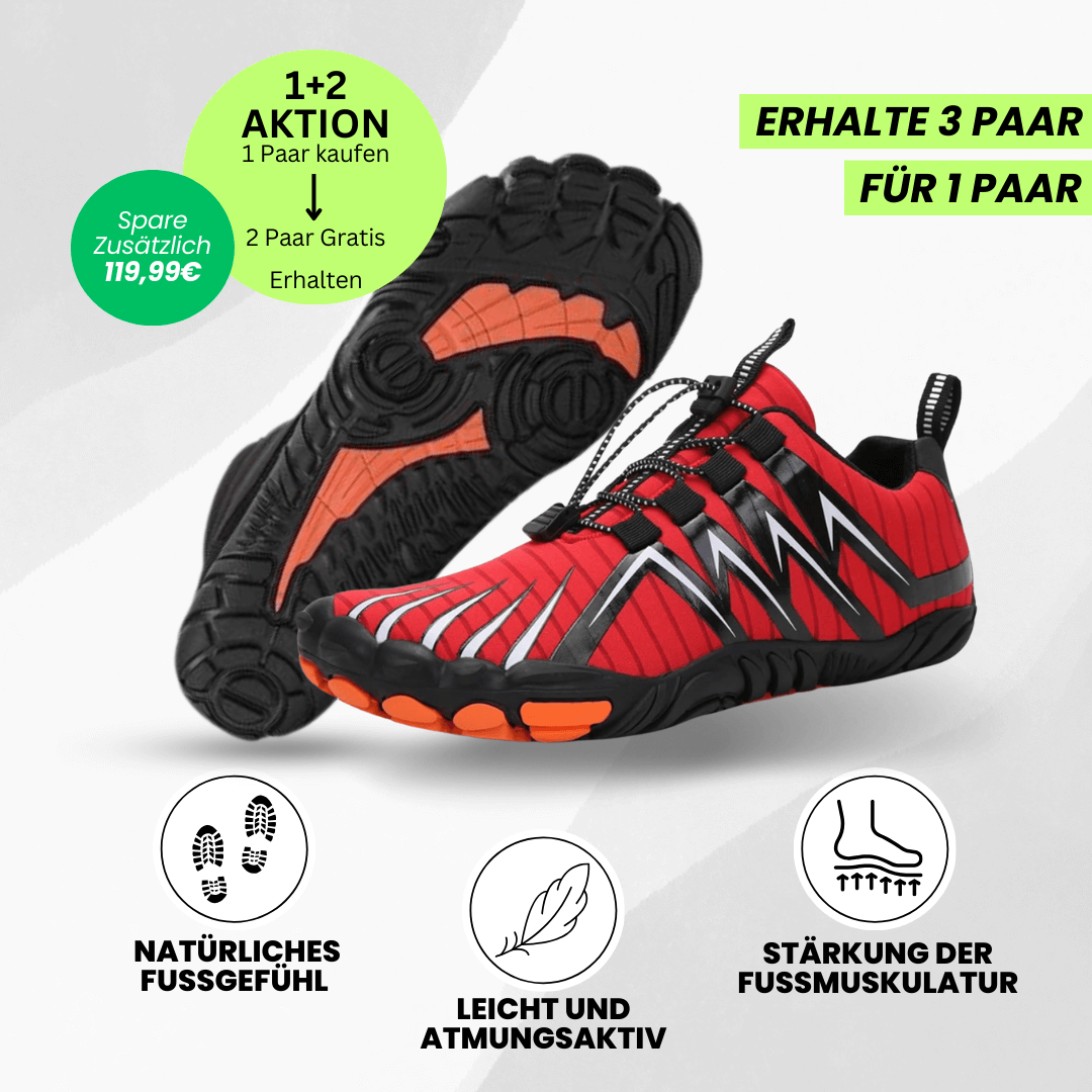 Emi and June | AeroX Pro - ergonomischer schmerzlindernder Barfußschuh - Sonderaktion 1+2 Gratis