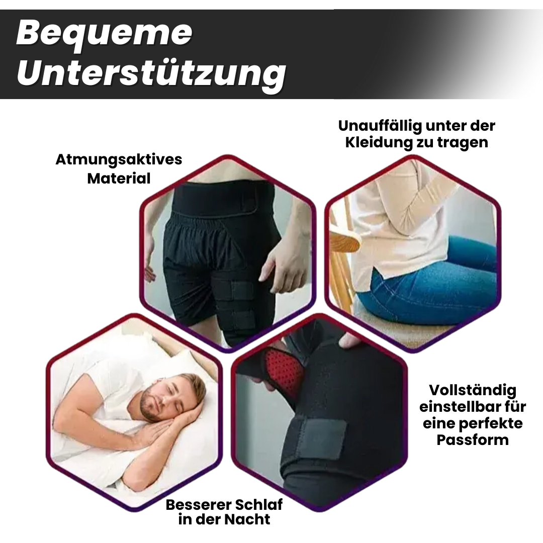 Emi and June | IschiaCare - orthopädische Bandage zur Behebung von Ischiasschmerzen - Einheitsgröße