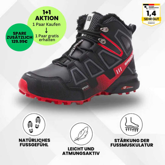 Emi and June | OrthoTrekking Pro - ergonomische schmerzlindernde Trekking u.-Wanderschuhe - Sonderaktion 1+1 Gratis