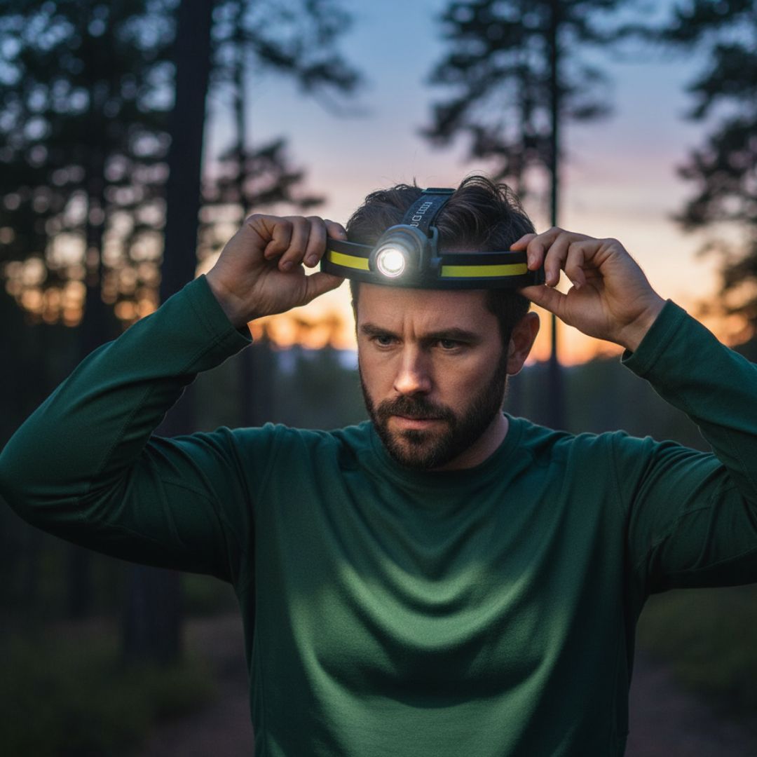 Emi and June | Profi Stirnlampe 1000 Lumen inkl. Rotlichtmodi