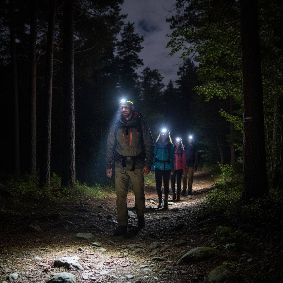 Emi and June | Profi Stirnlampe 1000 Lumen inkl. Rotlichtmodi