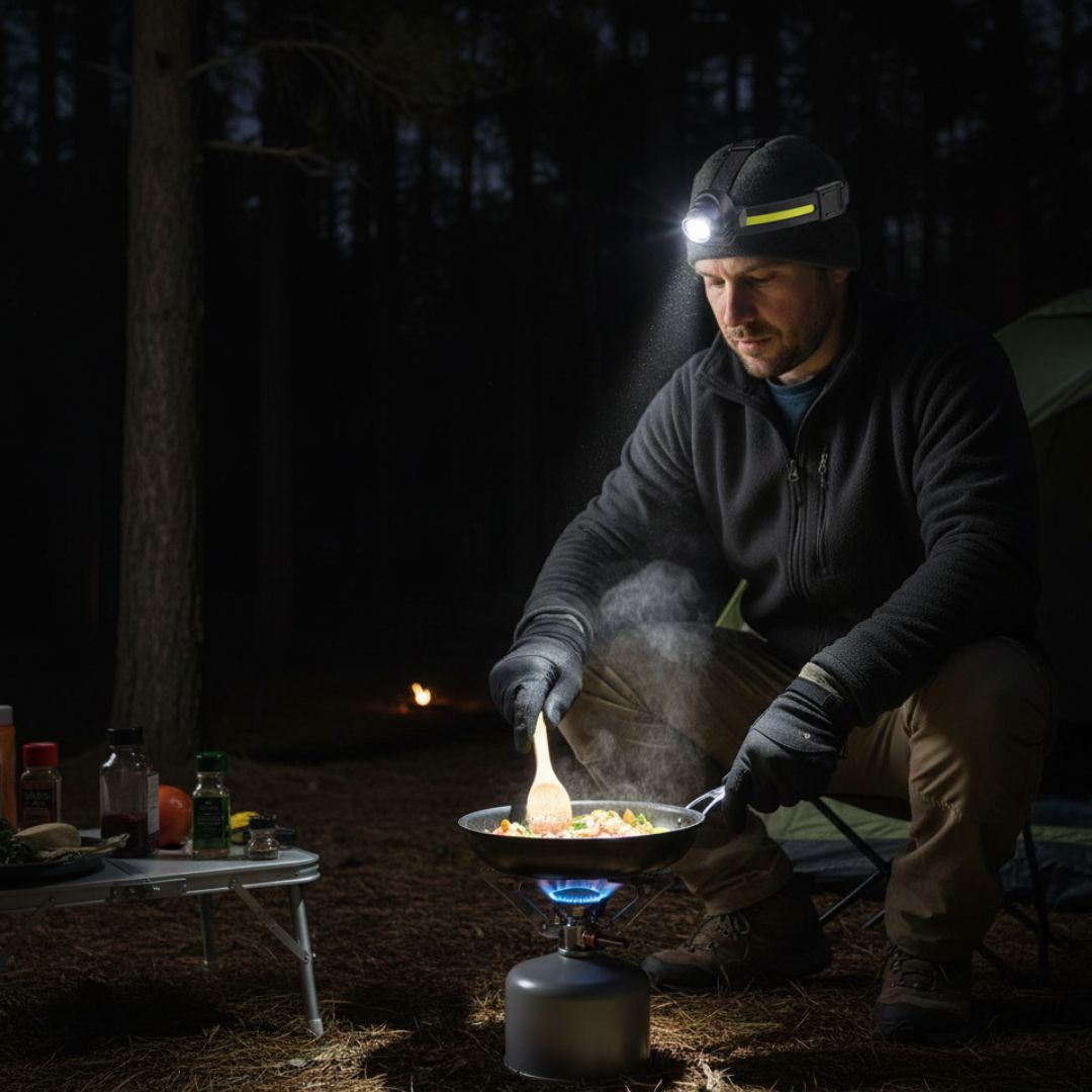 Emi and June | Profi Stirnlampe 1000 Lumen inkl. Rotlichtmodi