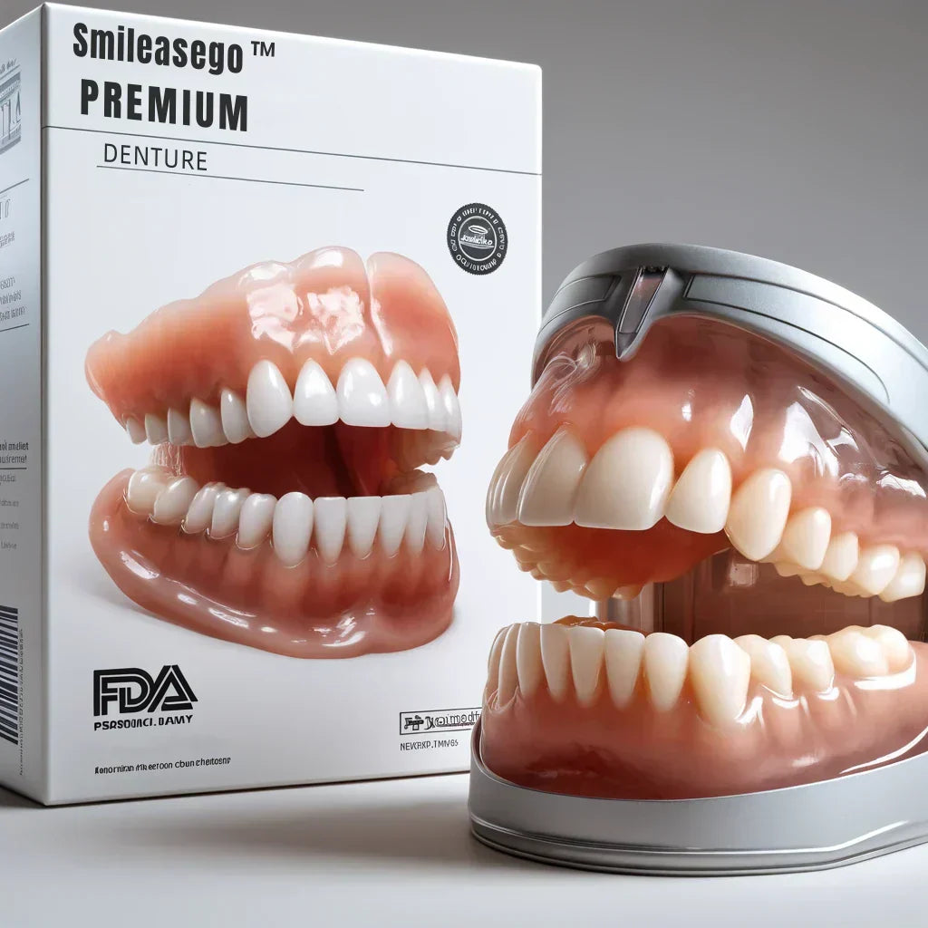 Smileasego Vollprothese – Premium Zahnprothese für natürliches Lächeln sicheren Halt
