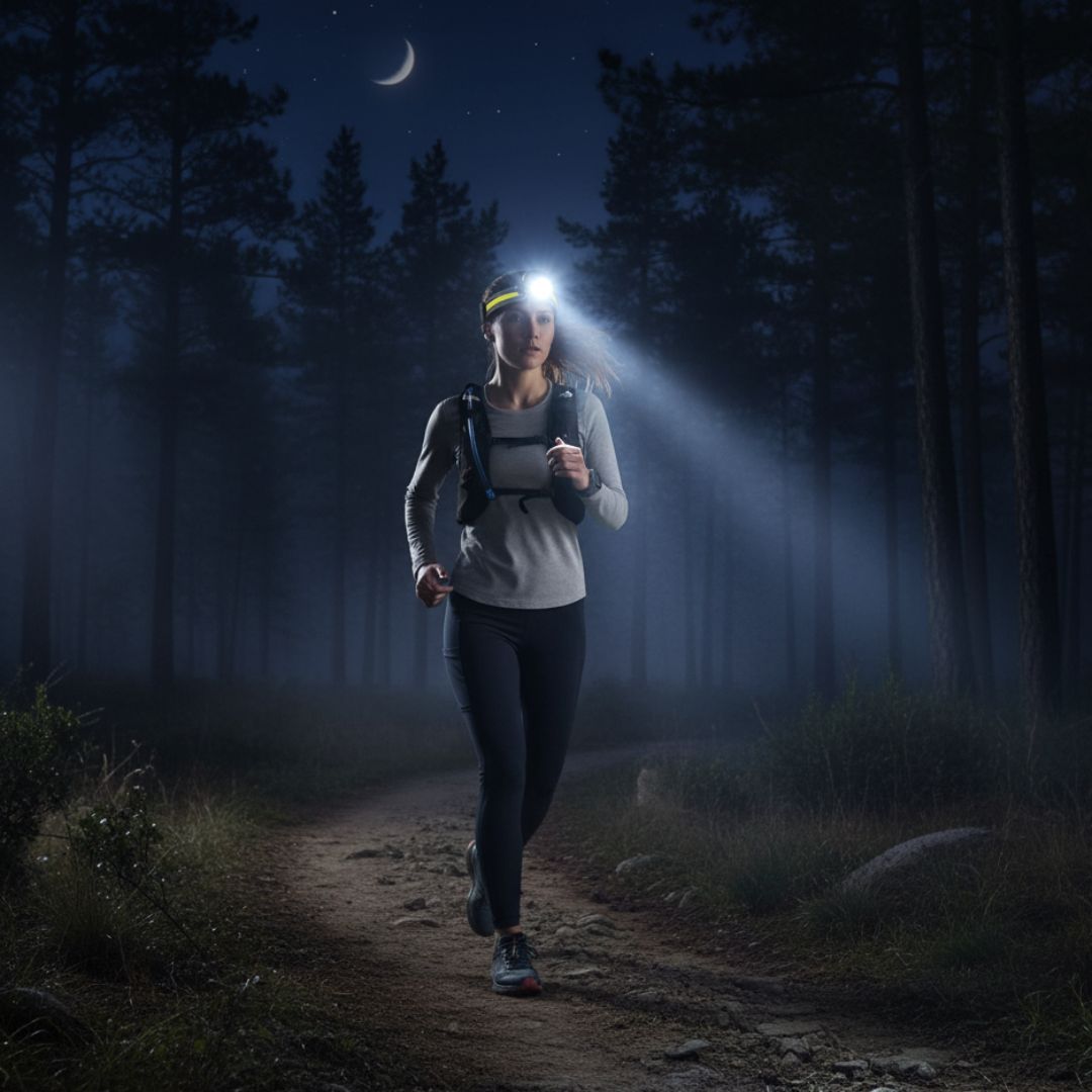 Emi and June | Profi Stirnlampe 1000 Lumen inkl. Rotlichtmodi