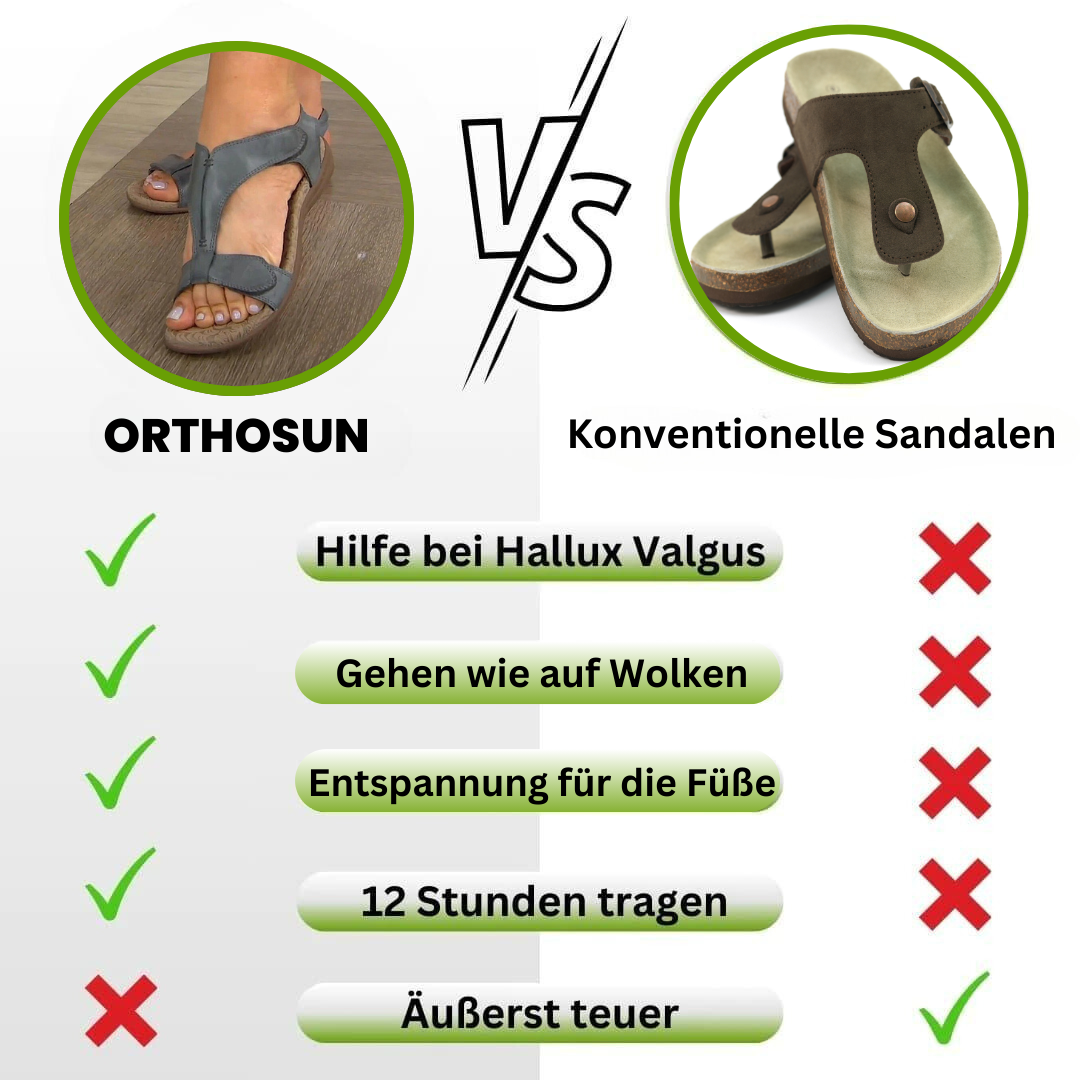 Emi and June | OrthoSun - ergonomische Schmerzlinderungs-Sandalen