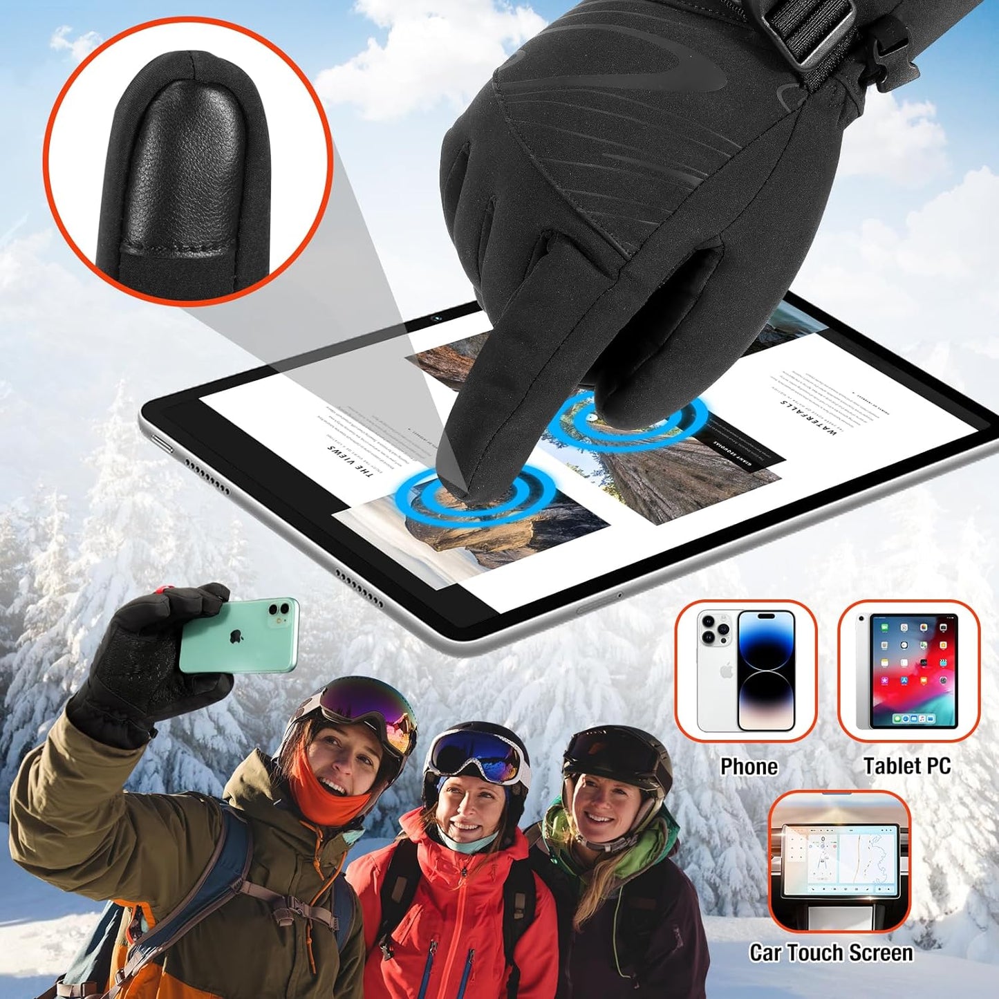 Emi and June | HEATGRIP - Beheizbare Winter Handschuhe