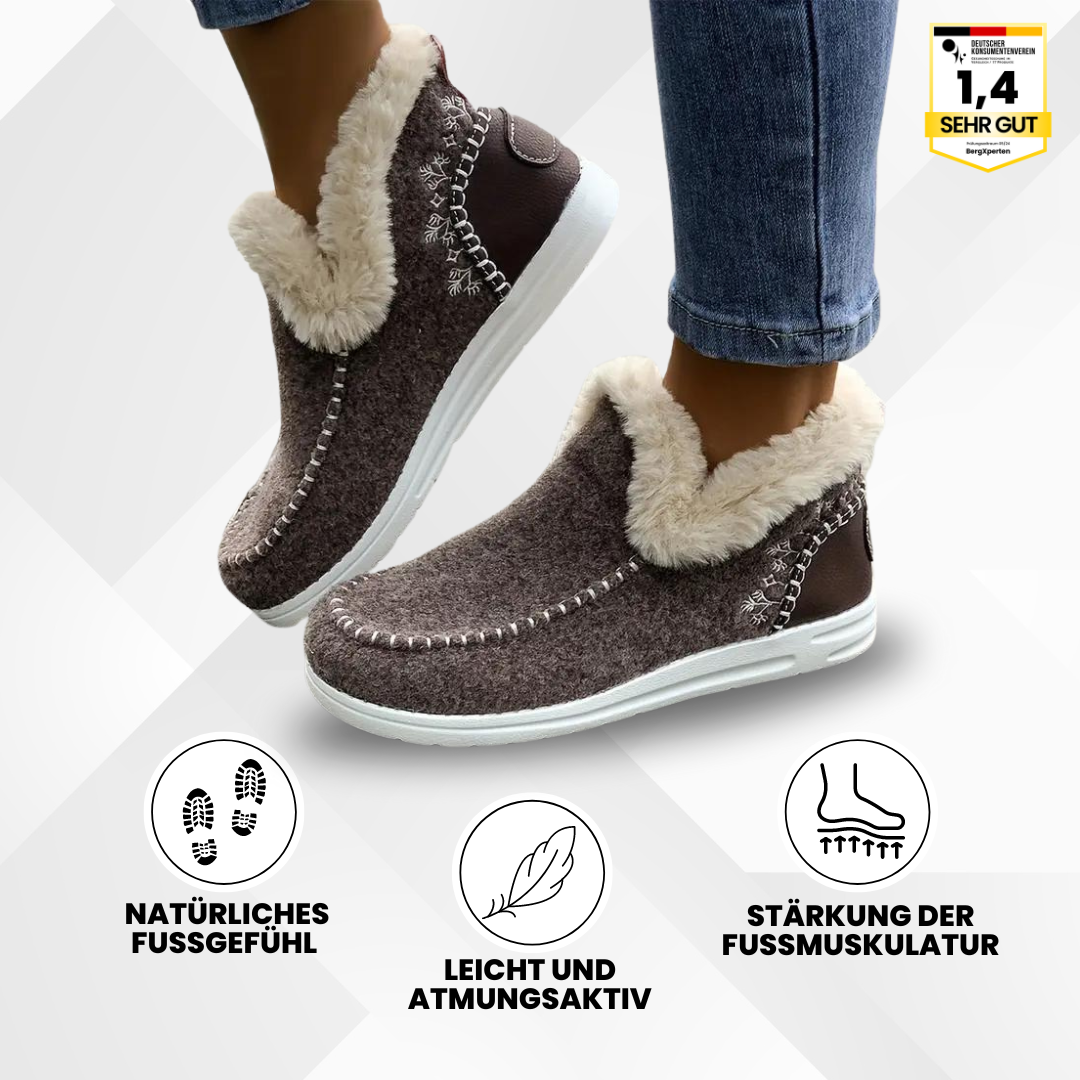 Emi and June | OrthoComfy - ergonomischer schmerzlindernder Komfortschuh - Plüschgefüttert