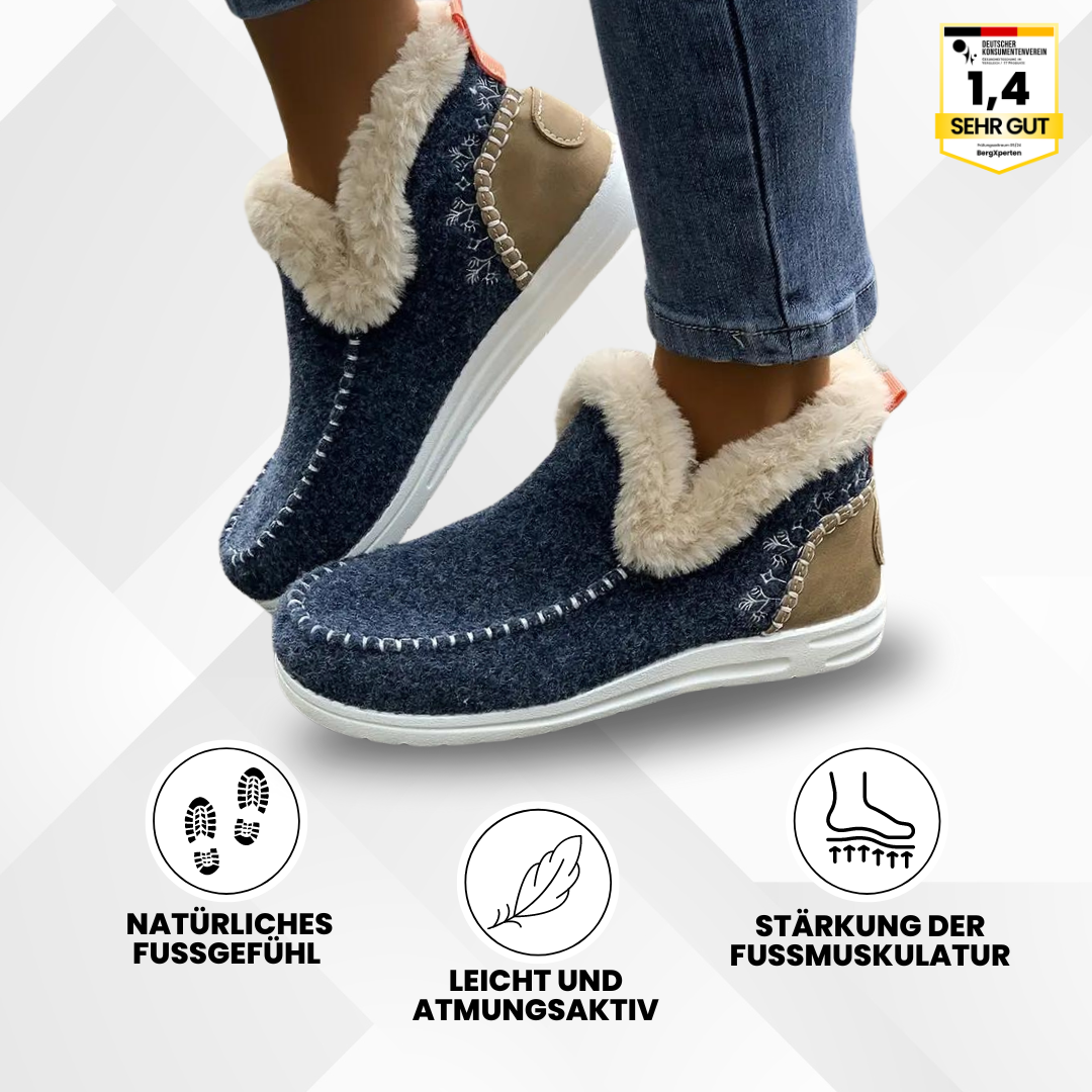Emi and June | OrthoComfy - ergonomischer schmerzlindernder Komfortschuh - Plüschgefüttert