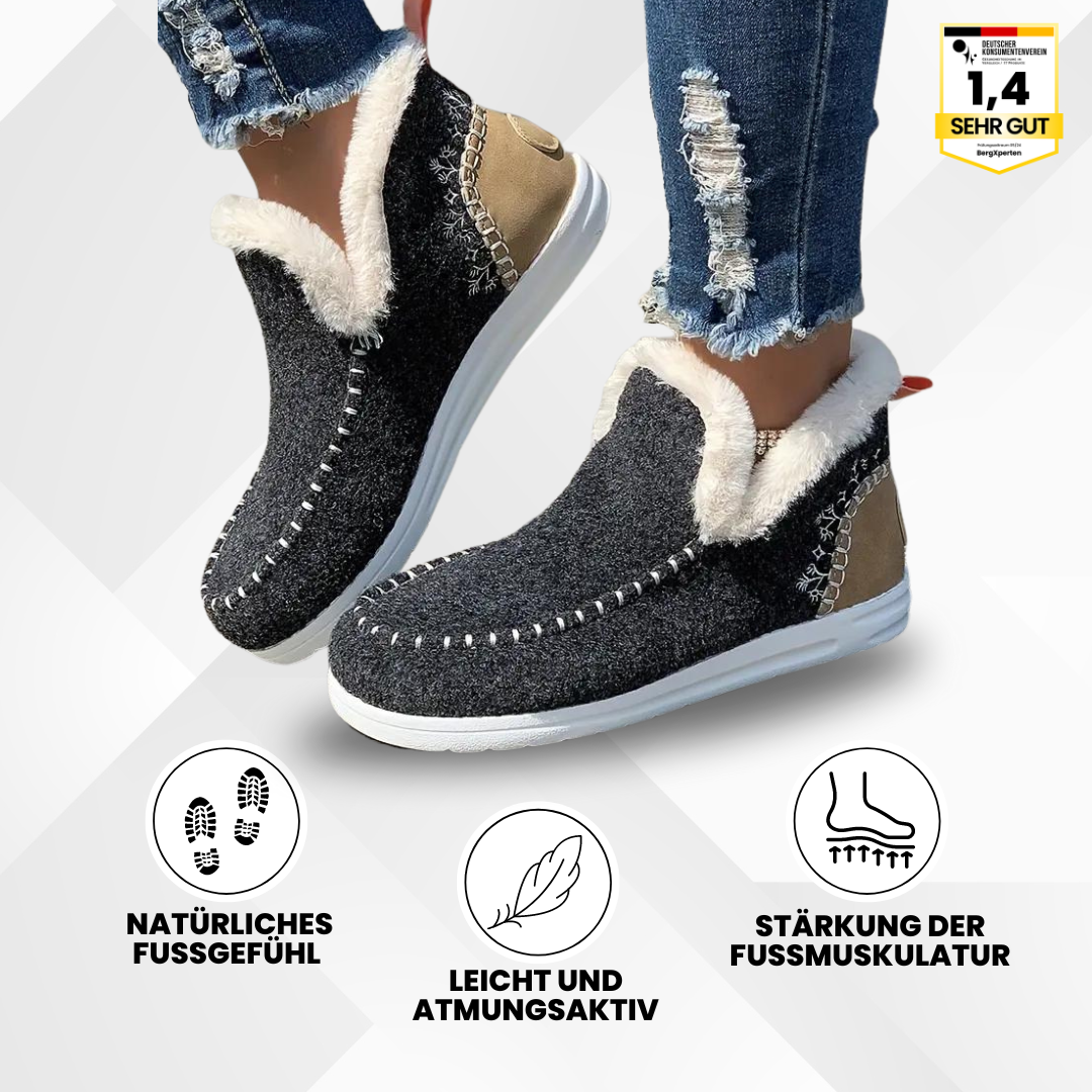 Emi and June | OrthoComfy - ergonomischer schmerzlindernder Komfortschuh - Plüschgefüttert