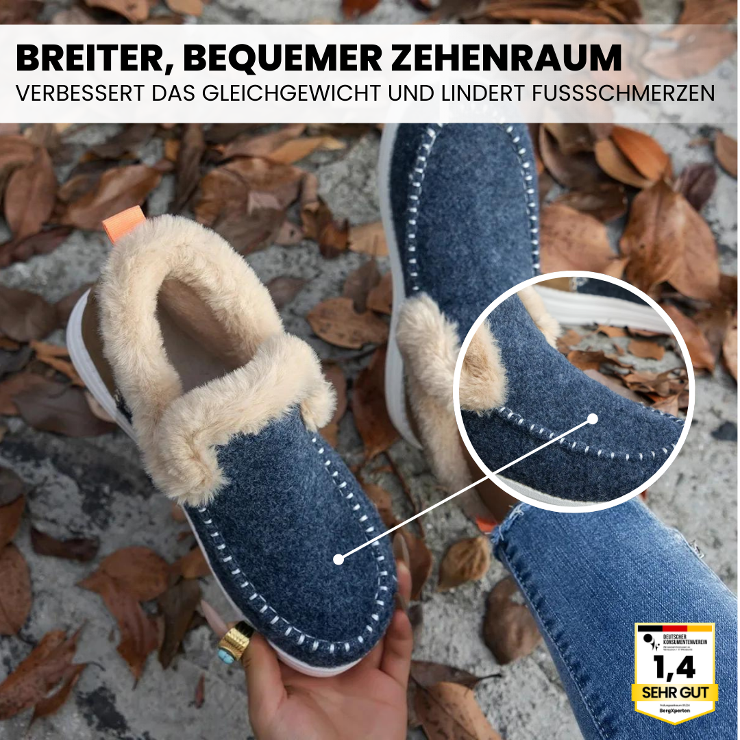 Emi and June | OrthoComfy - ergonomischer schmerzlindernder Komfortschuh - Plüschgefüttert