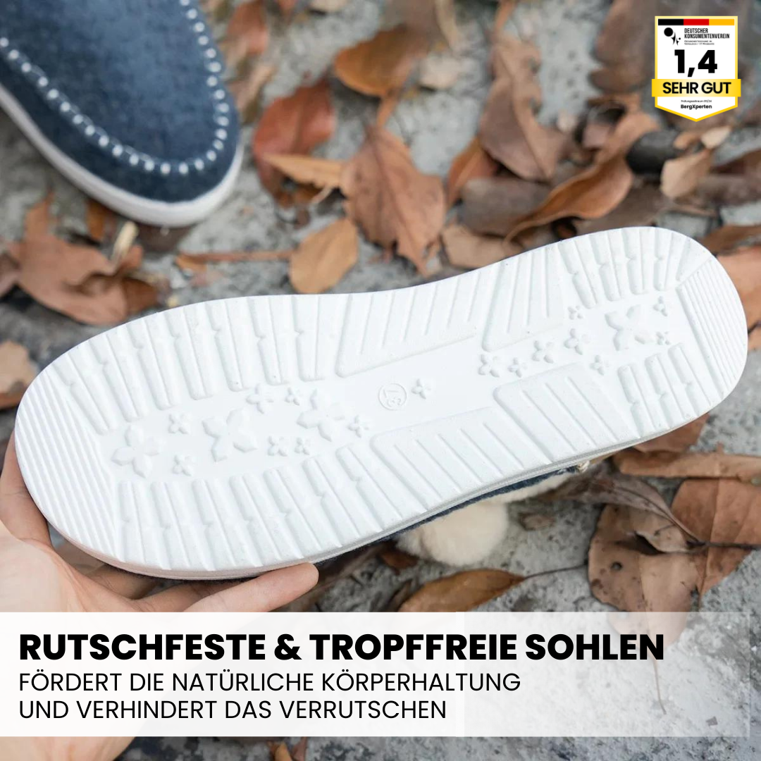 Emi and June | OrthoComfy - ergonomischer schmerzlindernder Komfortschuh - Plüschgefüttert