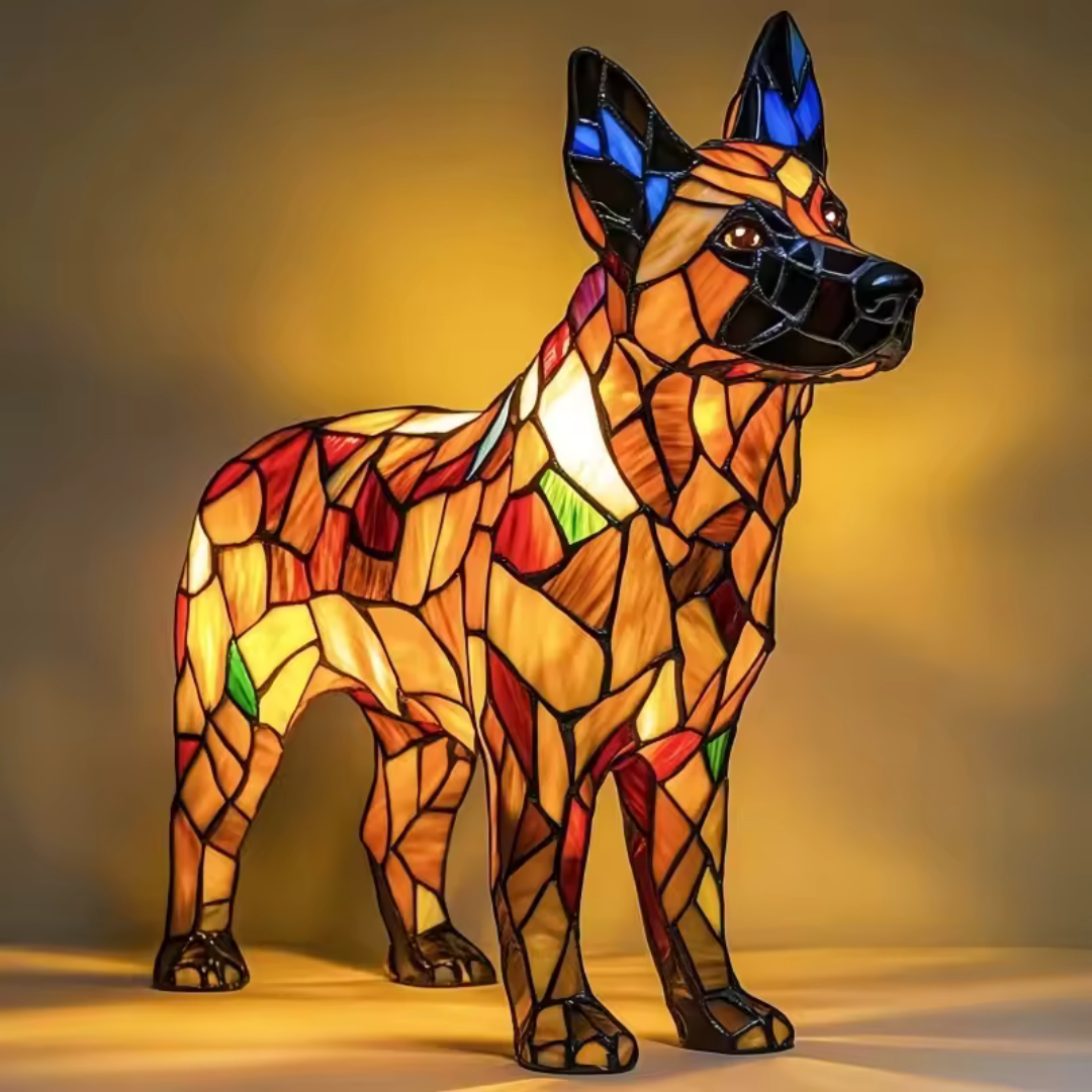 Emi and June | Leuchthund - handgefertigte Lampe, die Herzen erstrahlen lässt