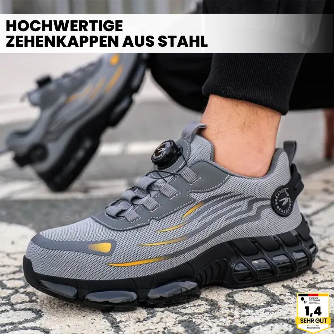 Emi and June | SafeStep - ergonomischer und schmerzlindernder Sicherheitsschuh - Zertifiziert nach EN ISO 20345