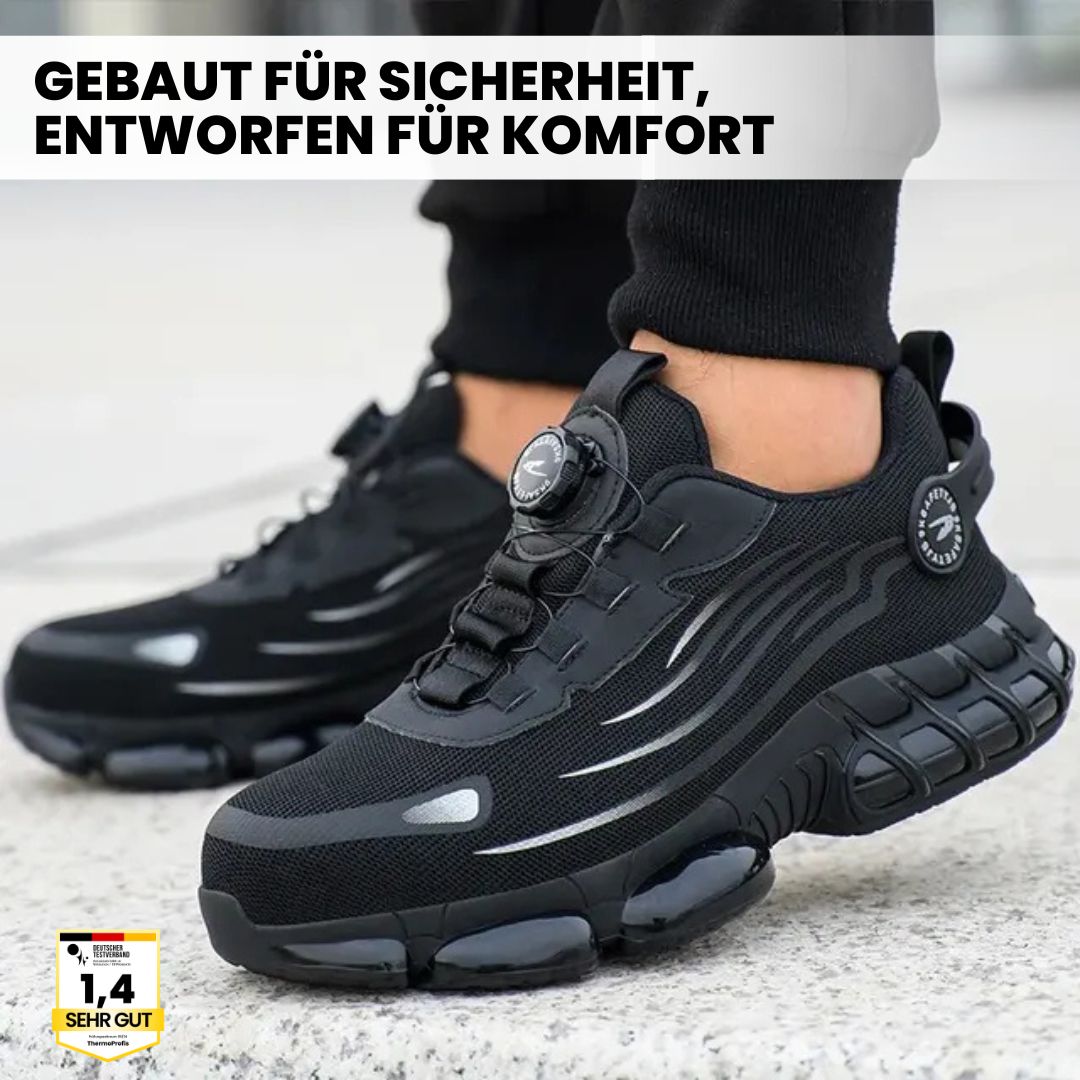Emi and June | SafeStep - ergonomischer und schmerzlindernder Sicherheitsschuh - Zertifiziert nach EN ISO 20345