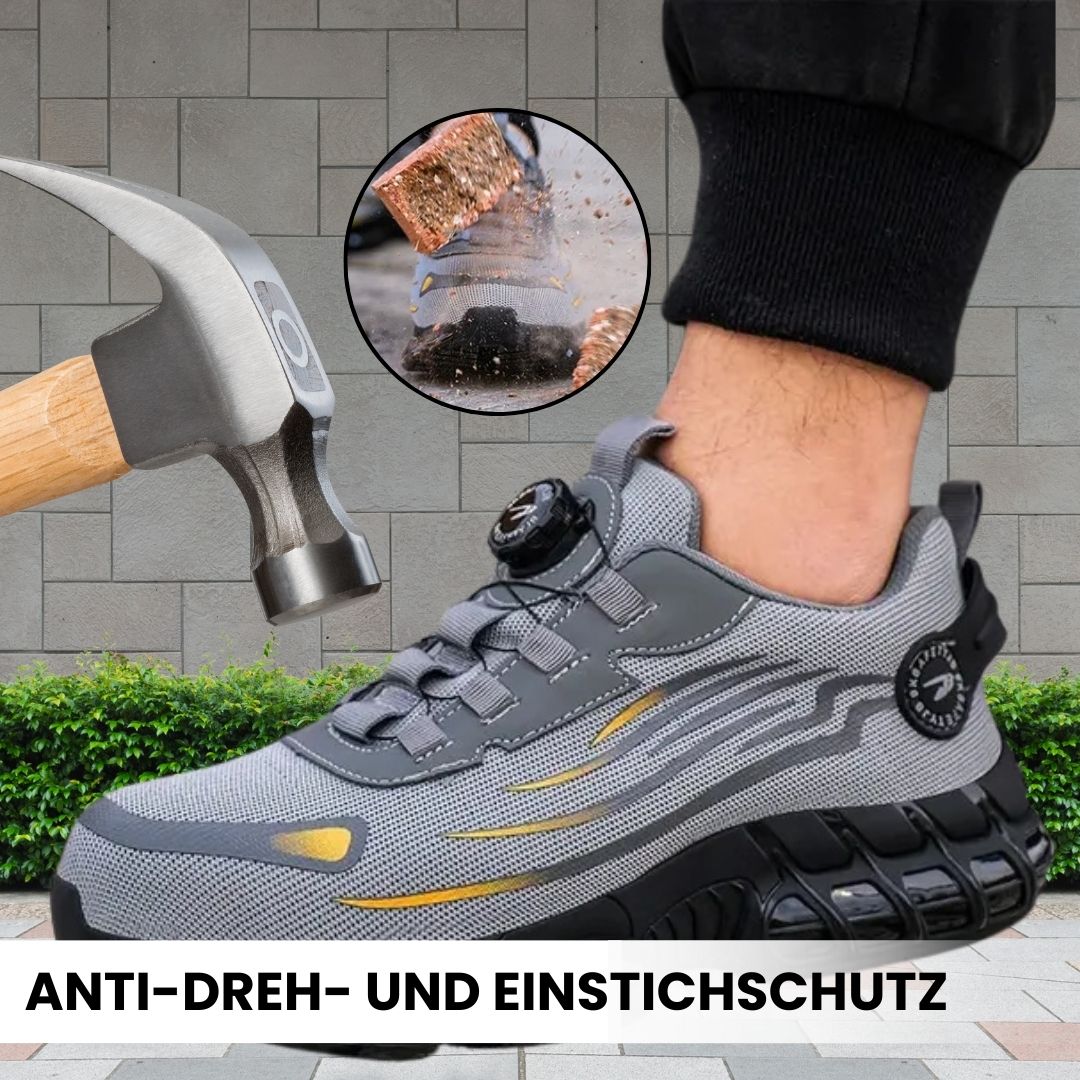 Emi and June | SafeStep - ergonomischer und schmerzlindernder Sicherheitsschuh - Zertifiziert nach EN ISO 20345