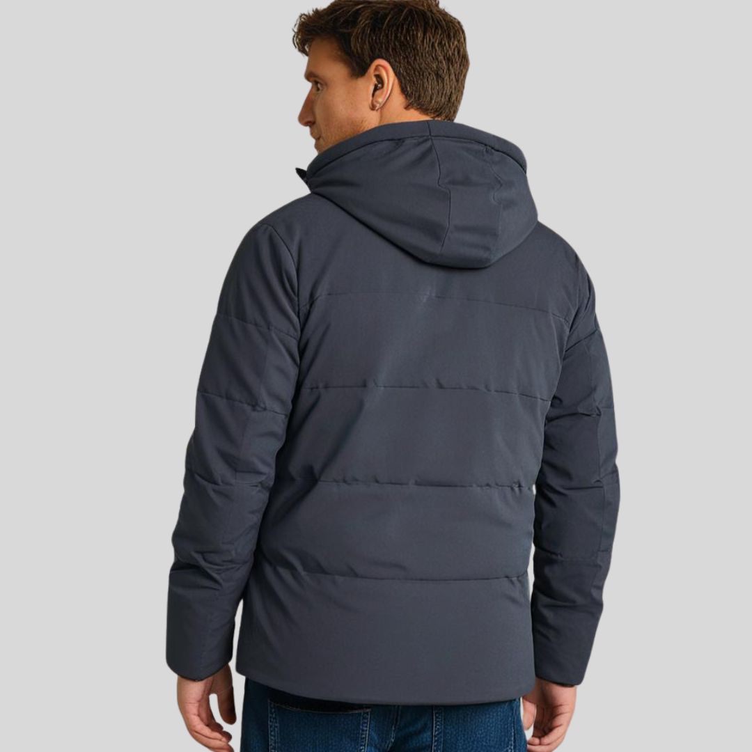 Emi and June | ThermoMax - Herren-Kapuzenjacke für den Winter – Dick gefütterter, lässiger Windbreaker mit Taschen