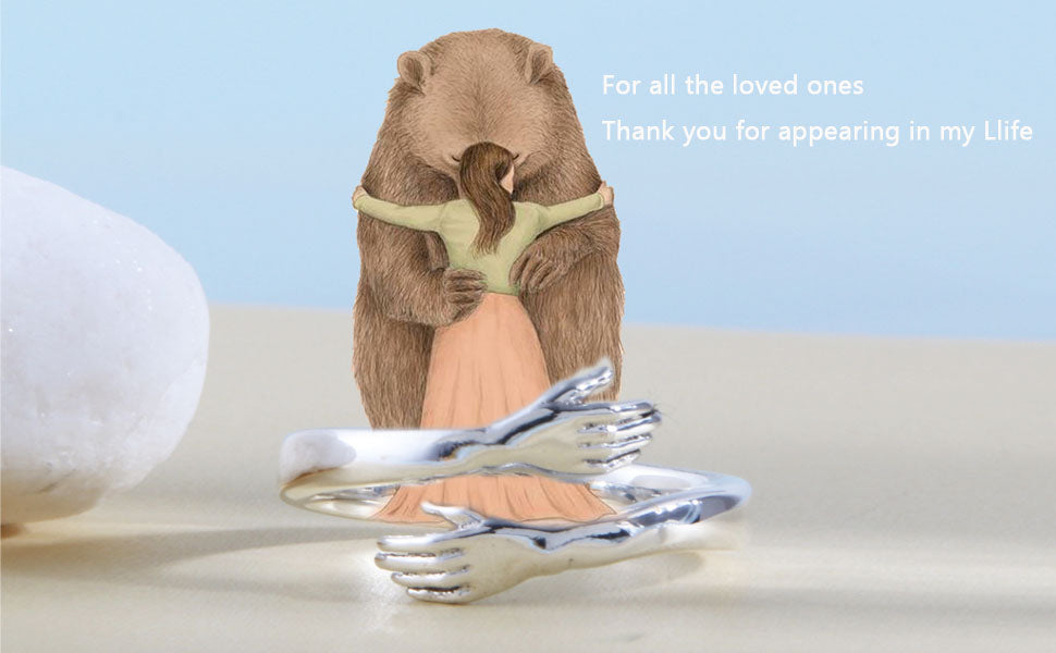 Emi and June | Sterling Silber Hug Ring