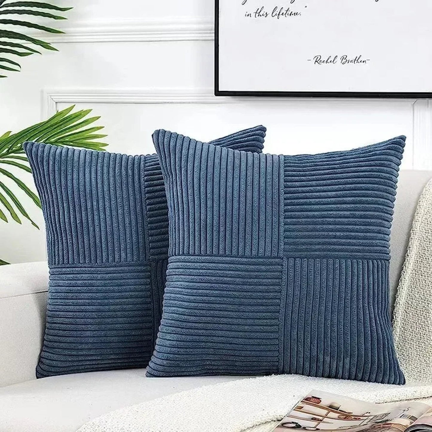 Emi and June | Luxus-Kissenbezüge aus Samt - weich und luxuriös für Sofa und Bett
