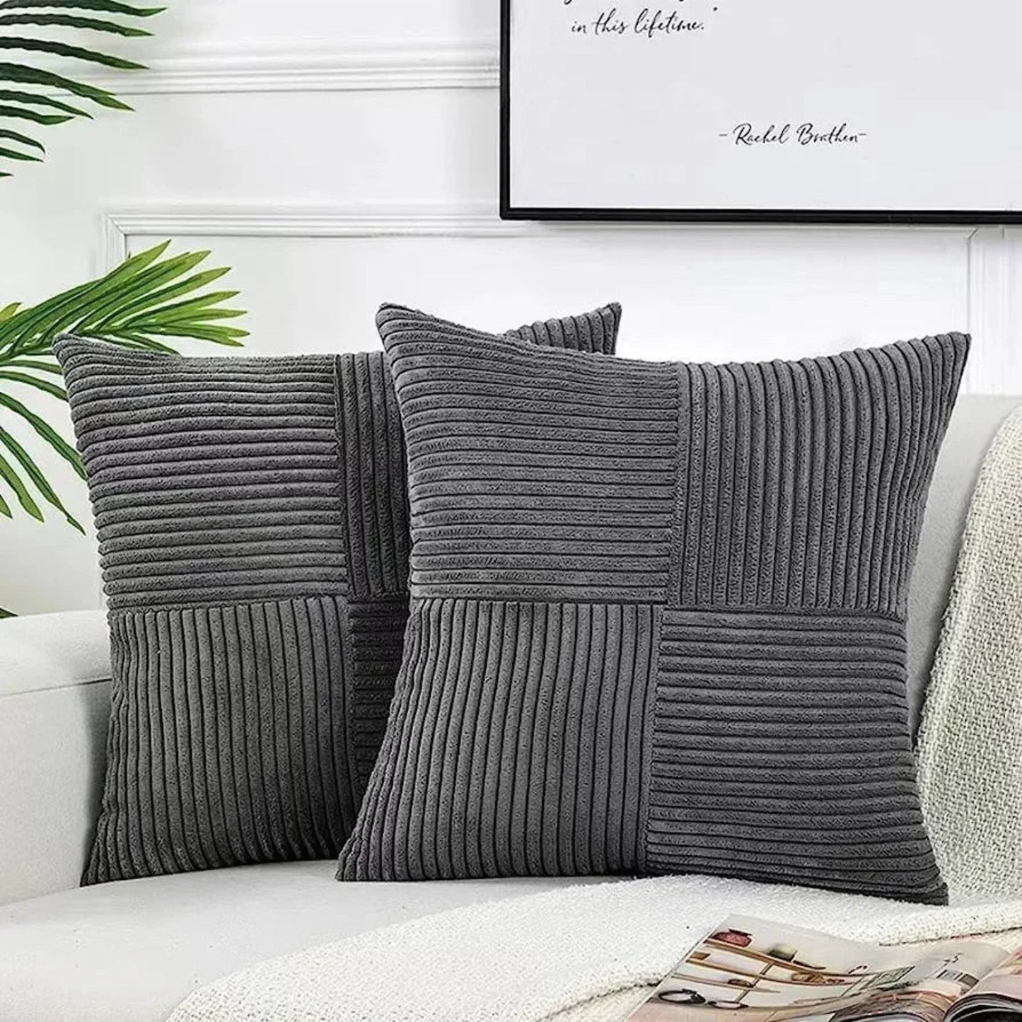 Emi and June | Luxus-Kissenbezüge aus Samt - weich und luxuriös für Sofa und Bett