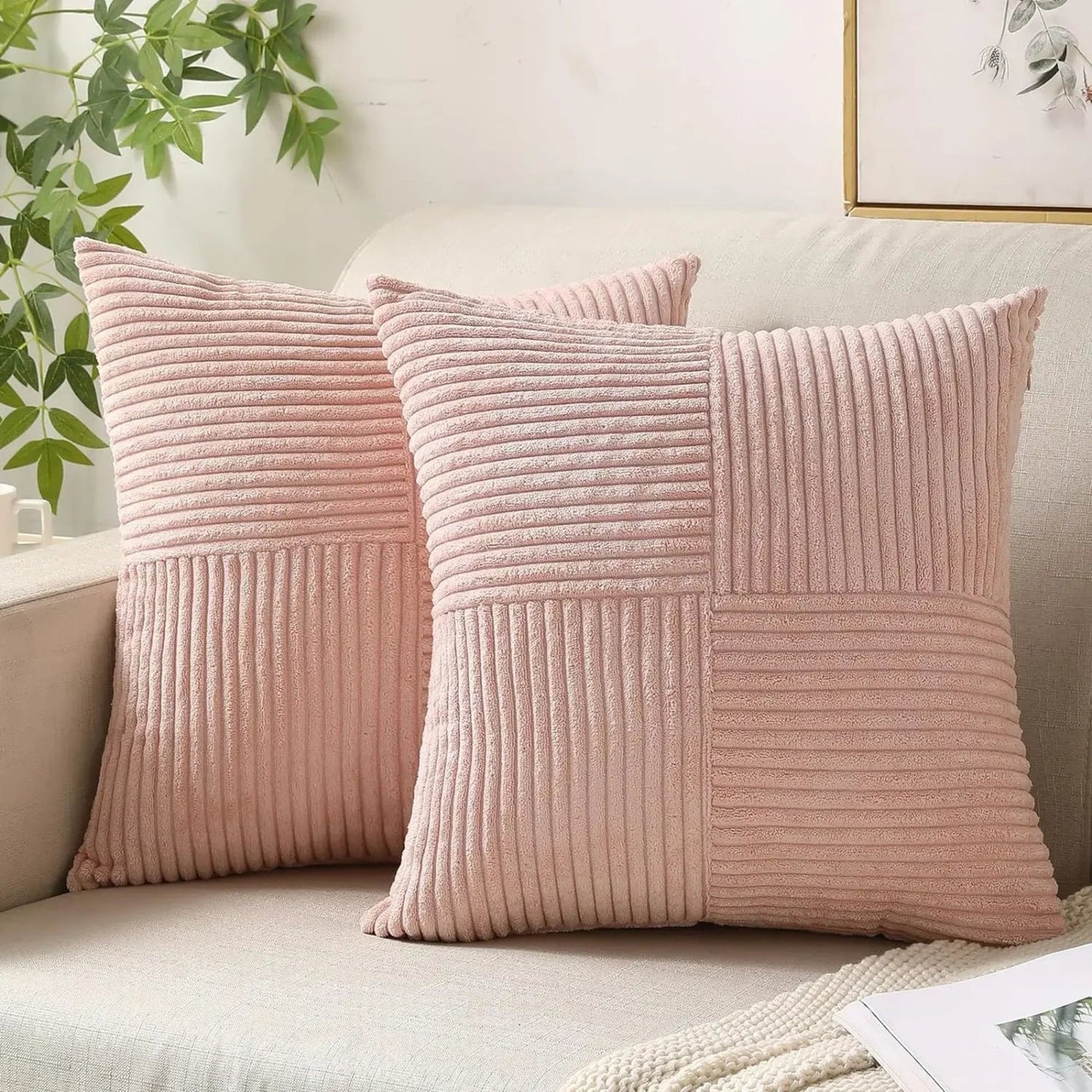 Emi and June | Luxus-Kissenbezüge aus Samt - weich und luxuriös für Sofa und Bett
