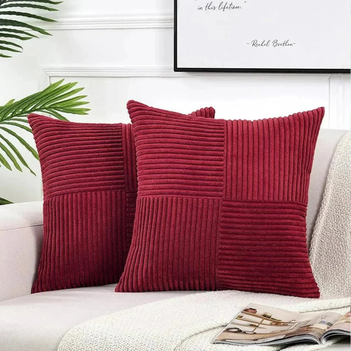 Emi and June | Luxus-Kissenbezüge aus Samt - weich und luxuriös für Sofa und Bett