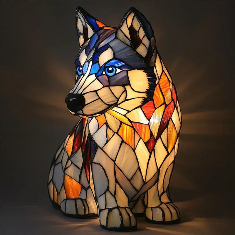 Emi and June | Leuchthund - handgefertigte Lampe, die Herzen erstrahlen lässt
