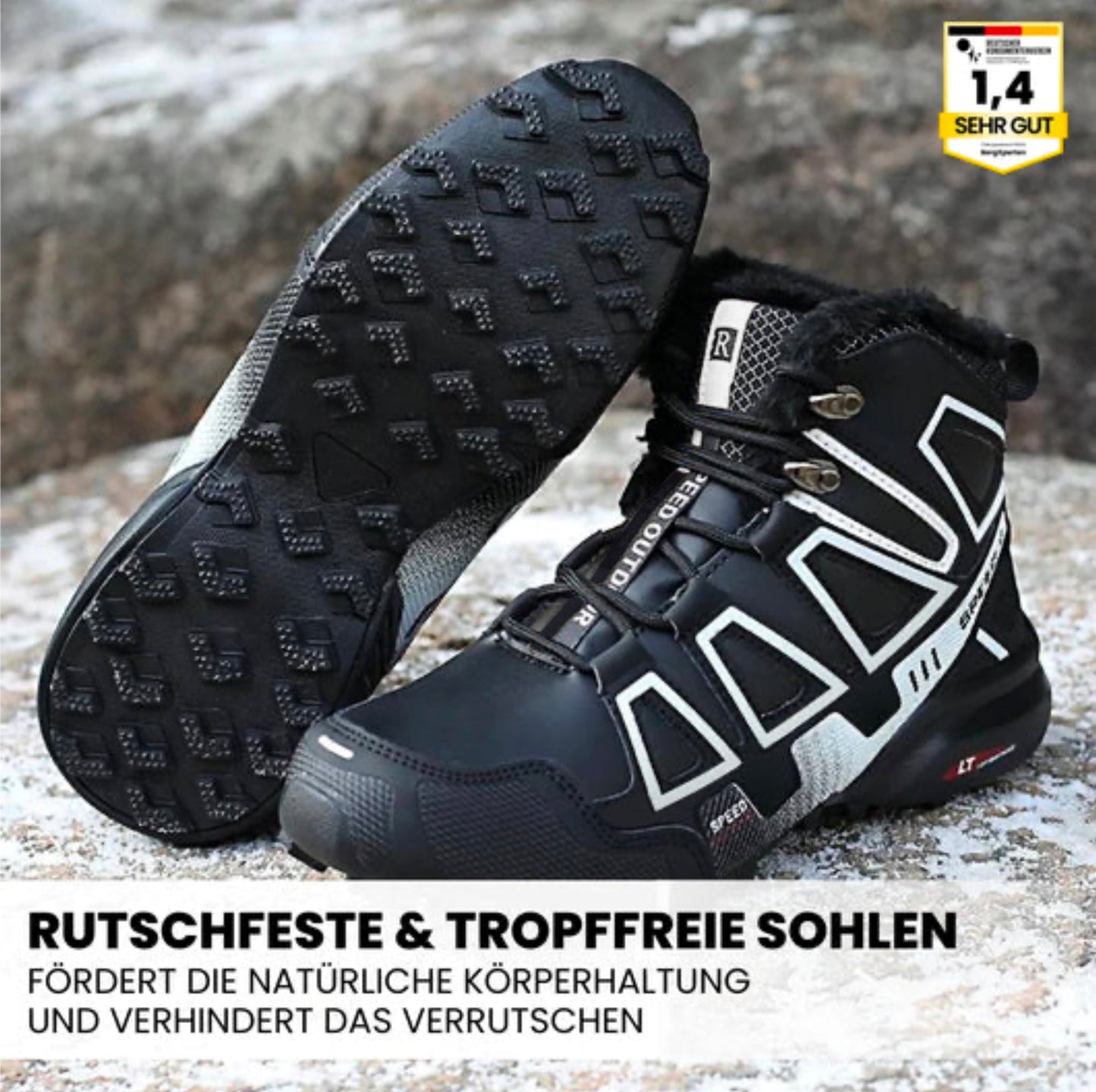 Emi and June | OrthoTrekking Pro - ergonomische schmerzlindernde Trekking u.-Wanderschuhe - Sonderaktion 1+1 Gratis