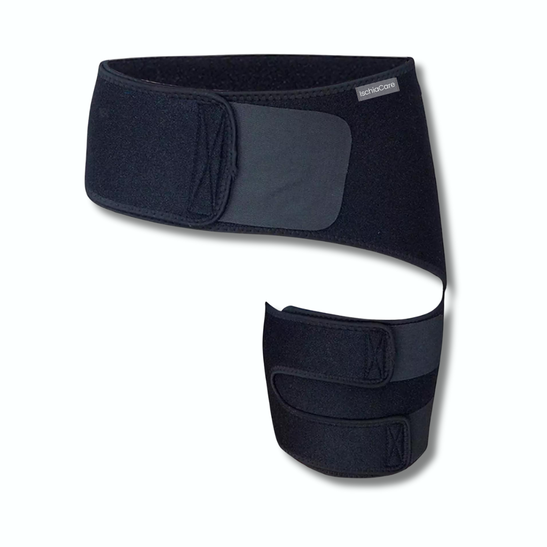 Emi and June | IschiaCare - orthopädische Bandage zur Behebung von Ischiasschmerzen - Einheitsgröße