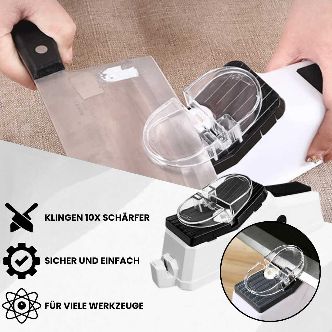 Emi and June | Ultrascharf elektrischer Messerschärfer - in Sekunden jedes Messer schärfen