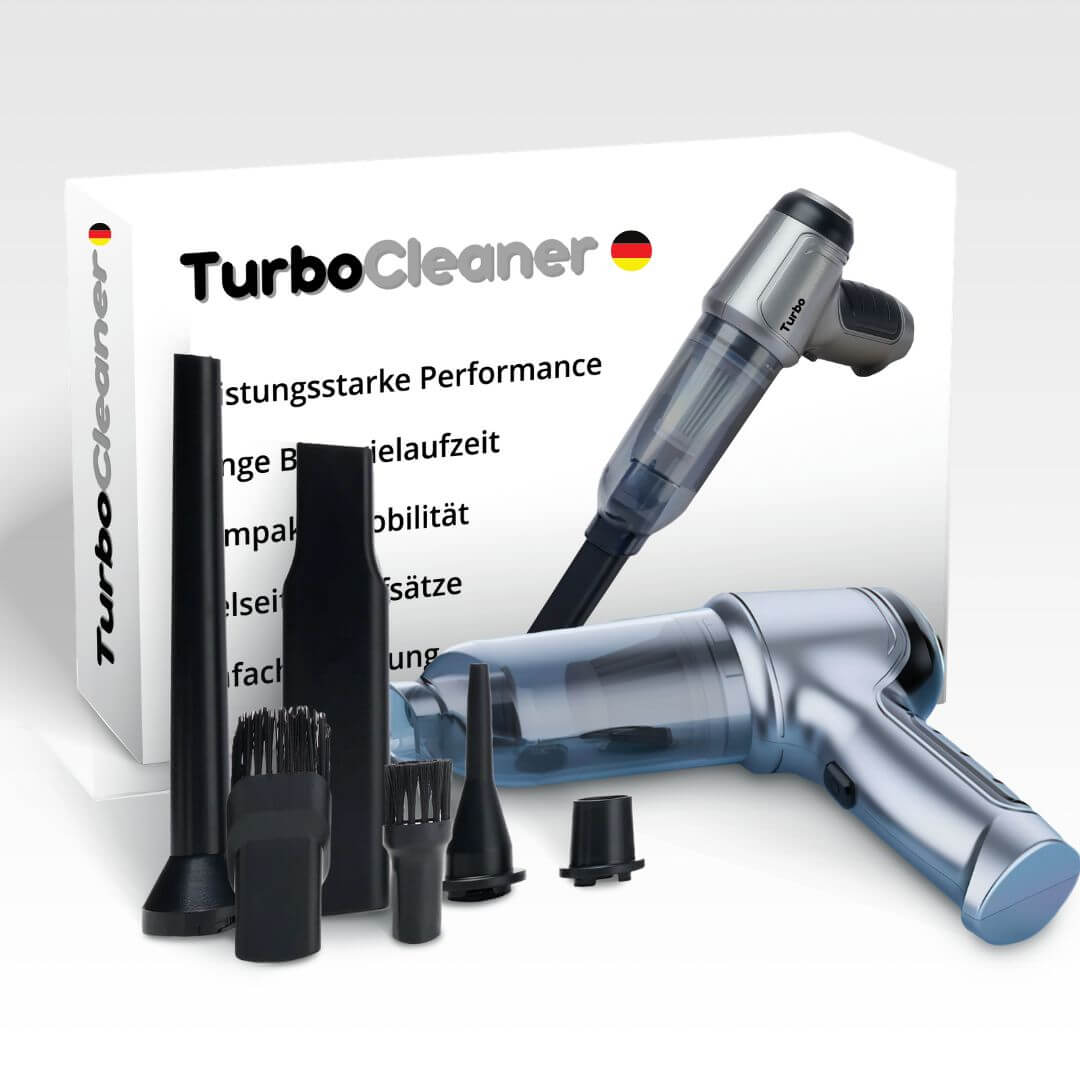 Emi and June | TurboClean Pro Handstaubsauger - Power Edition doppelt so viel Leistung inkl. GRATIS Filter Set
