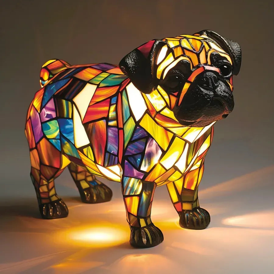 Emi and June | Leuchthund - handgefertigte Lampe, die Herzen erstrahlen lässt