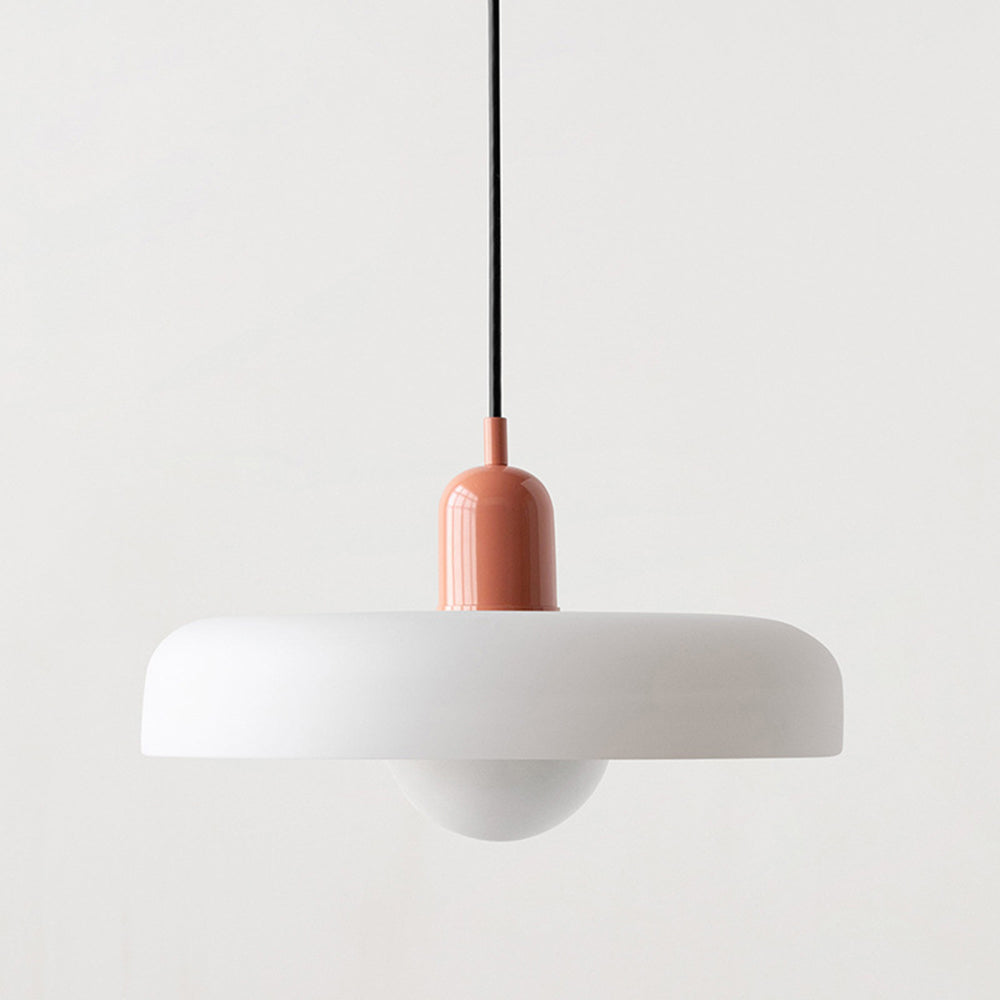 Emi and June | Bauhaus-Pendelleuchte aus farbigem Glas