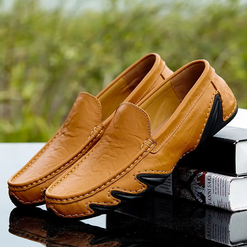 Emi and June | Hochwertige Leder Slipper für Herren