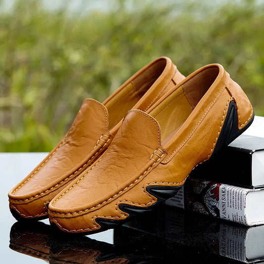 Emi and June | Hochwertige Leder Slipper für Herren