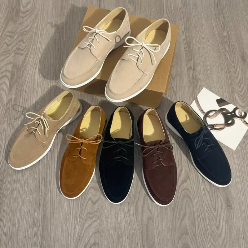 Emi and June | Diederik – Herren Leder-Loafers mit Schnürung | Frühling 2025 Edition