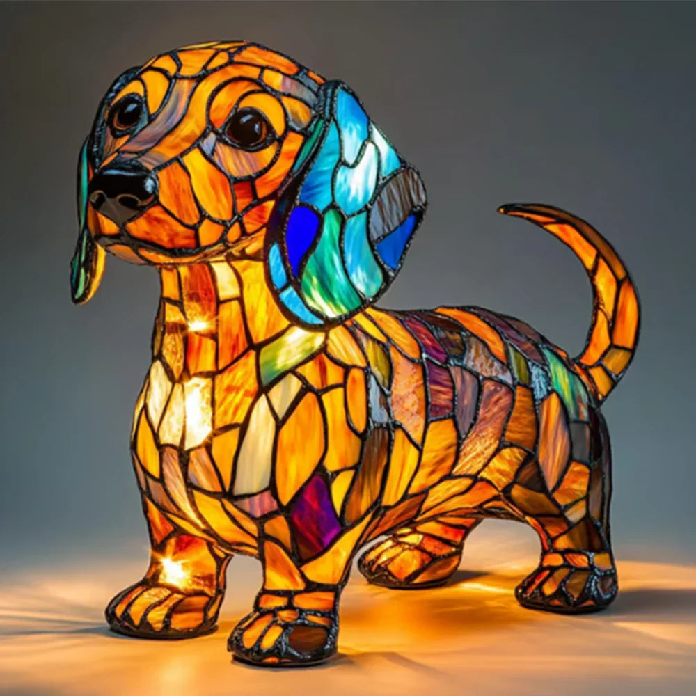 Emi and June | Leuchthund - handgefertigte Lampe, die Herzen erstrahlen lässt