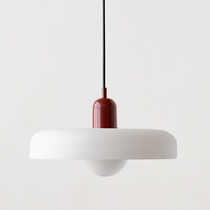 Emi and June | Bauhaus-Pendelleuchte aus farbigem Glas