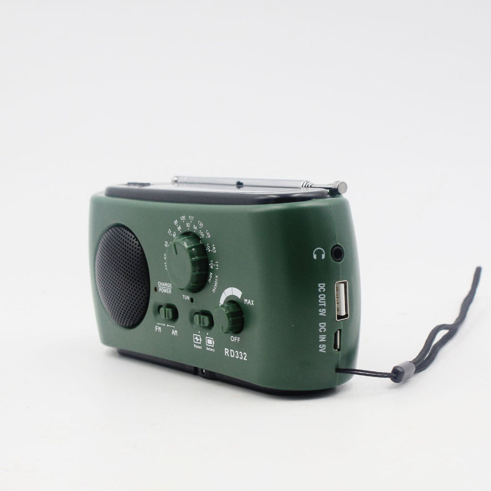 Emi and June | SafeTune - Notfallradio mit USB-, Solar- und Kurbelaufladung