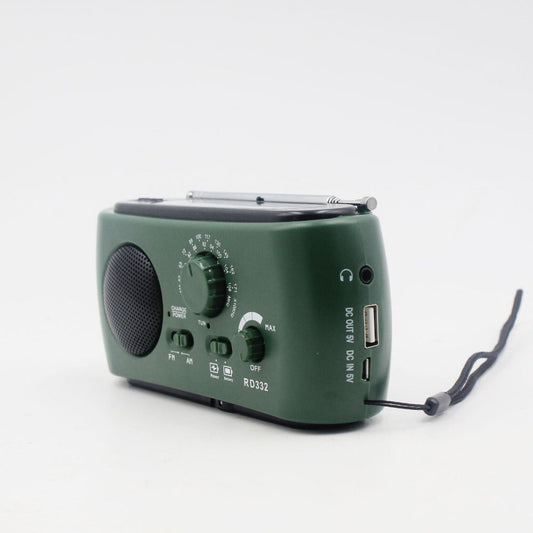 Emi and June | SafeTune - Notfallradio mit USB-, Solar- und Kurbelaufladung